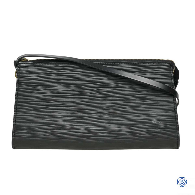 Louis Vuitton Black Epi pochette