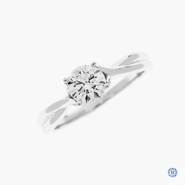 Hearts on Fire 18k white gold 0.72ct diamond engagement ring