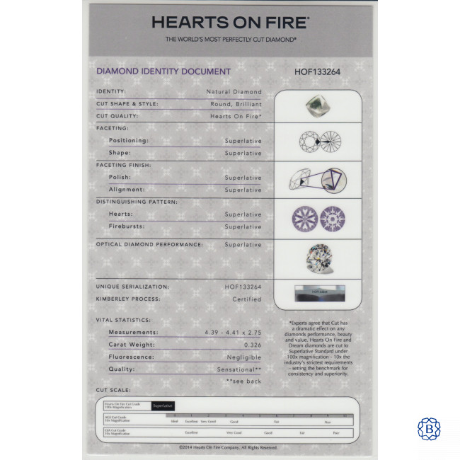 Hearts on fire diamond cut new arrivals