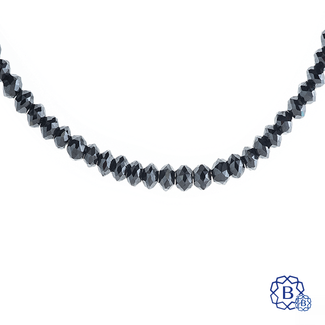 Black Onyx and Diamond Necklace | Dual Harmony necklace