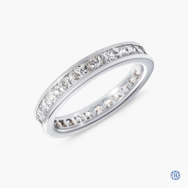 White gold eternity band cheap