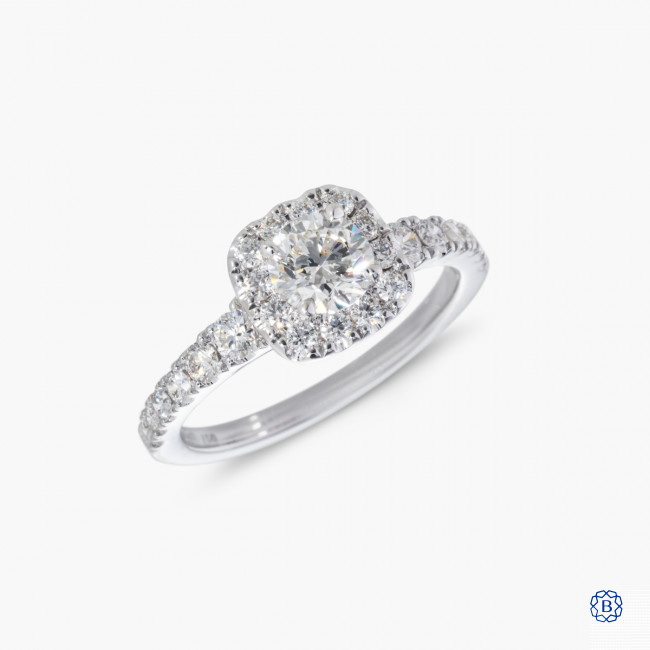 Hearts on Fire 18k white gold 0.52ct diamond engagement ring Barry s Jewellers