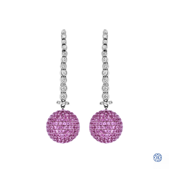 Drop sapphire earrings best sale