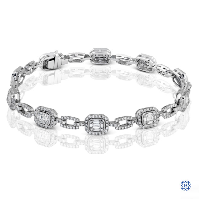 Simon G 18kt white gold diamond Bracelet | Barry's Jewellers