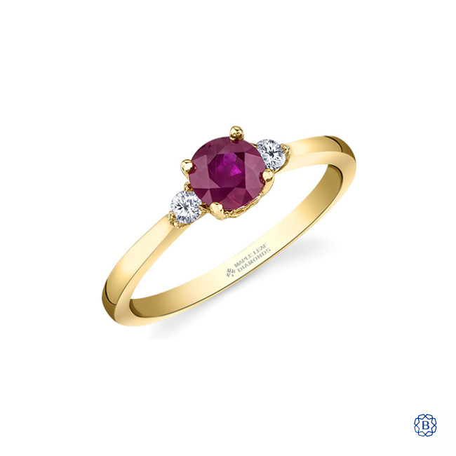 Gold diamond and ruby ring sales