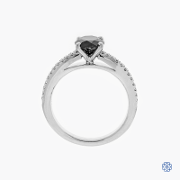 Scott Kay 14k white gold 1.06ct black diamond engagement ring Barry s Jewellers