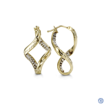 Bella 10kt Two-Tone Earrings