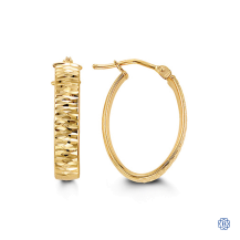 10kt Yellow Gold Hoops
