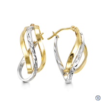 Bella 10kt two-tone Earrings