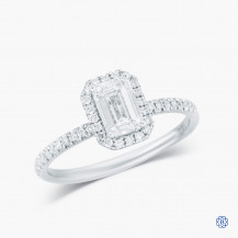 14kt White Gold 0.81ct Diamond Ring