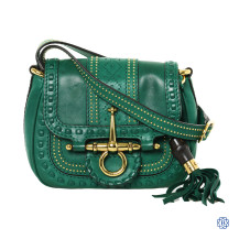 Gucci Green Snaffle Bit Bag