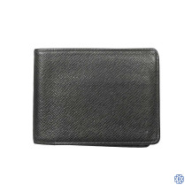 Louis Vuitton Mens Taurillon Black Leather Wallet