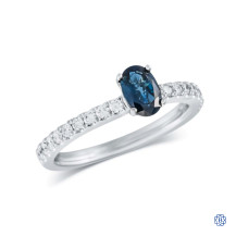 14kt White Gold Sapphire Ring