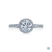 Tacori Dantela 18kt White Gold 1.00ct Diamond Engagement Ring