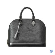 Louis Vuitton Alma Black Epi Handbag