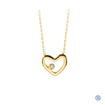 Bella Precious 10kt Heart Necklace with Diamond