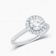 14kt White Gold 0.74ct Diamond Engagement Ring