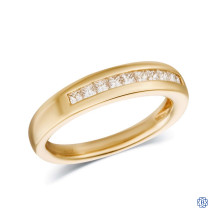 14kt Yellow Gold Diamond Wedding Band