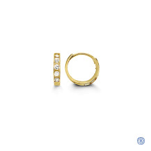 Baby Bella 14kt Gold hoop earrings