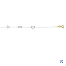 Baby Bella 10kt two tone bracelet