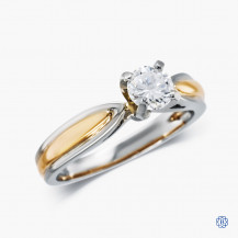 14kt Yellow Gold 0.50ct Diamond Engagement Ring
