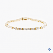 14kt yellow gold diamond bracelet