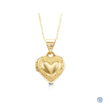 Baby Bella 10kt Gold Locket with chain