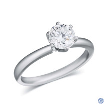 14kt White Gold 1.00ct Diamond Engagement Ring