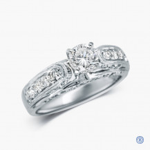 18kt White Gold 0.74ct Diamond Engagement Ring