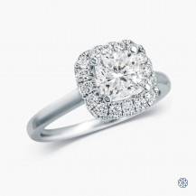 14kt white gold 0.96ct Diamond engagement ring