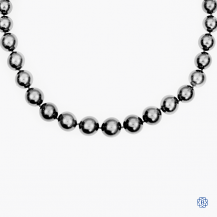 14kt White Gold Lady's South Tahitian Pearl Necklace 18''