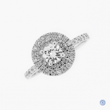 14k white gold 0.45ct diamond engagement ring