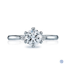 Tacori 18kt 0.70ct Diamond Sculpted Crescent Engagement Ring