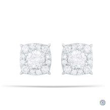 18kt White Gold 1.10ct Diamond Stud Earrings