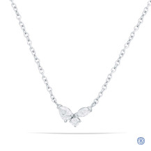 14kt White Gold Diamond Necklace