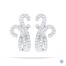 18kt White Gold Diamond Earrings