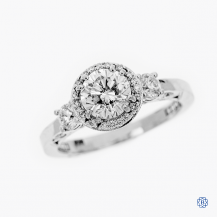 Tacori 18kt White Gold Dantela 1.00ct Diamond Engagement Ring