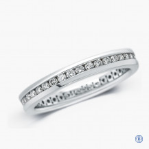 14k white gold 0.50ct diamond full eternity band