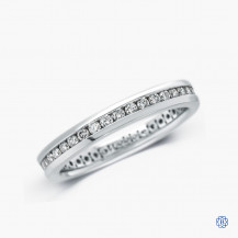 14k white gold 0.50ct diamond full eternity band