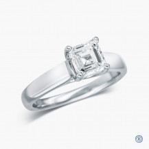 18kt White Gold Lady's Lab-Created 1.00ct Diamond Engagement Ring