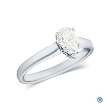14kt White Gold 0.70ct Diamond Engagment Ring