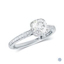 Tacori 18kt White Gold 0.84ct Diamond Dantela Engagement Ring