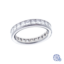 platinum diamond eternity band