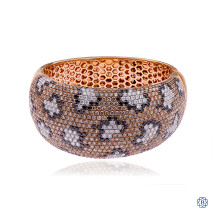 18kt Rose Gold Fancy Brown Diamond Bangle