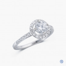 18k white gold Lazare Kaplan 0.91ct diamond engagement ring