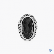 Scott Kay black onyx silver ring