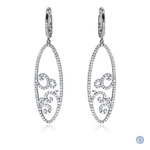 Gabriel & Co. 14kt White Gold Diamond Earrings
