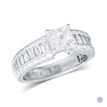 18kt White Gold 1.08ct Diamond Engagement Ring