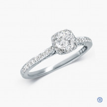 Tacori 18kt White Gold 0.51ct Diamond Dantela Engagement Ring