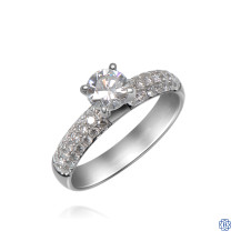 18kt White Gold Classic Diamond Engagement Ring